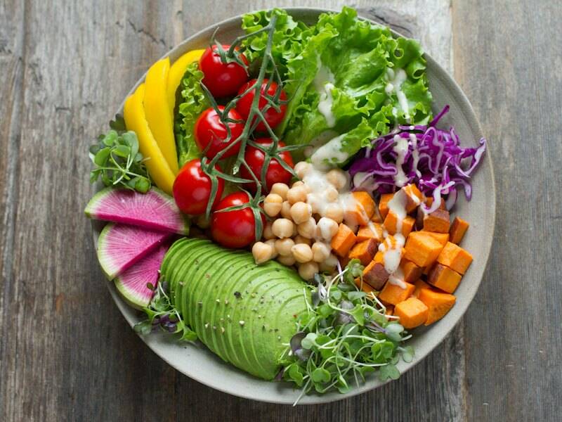Rainbow buddha bowls