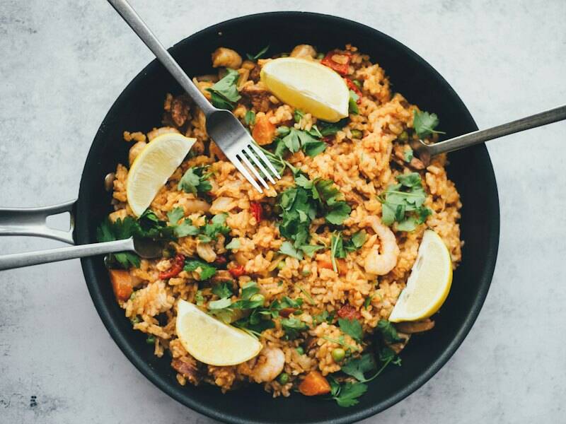 Burnt-garlic fried rice