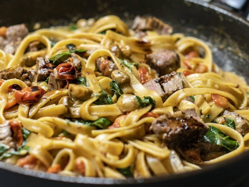 Tagliatelle with beef ragù