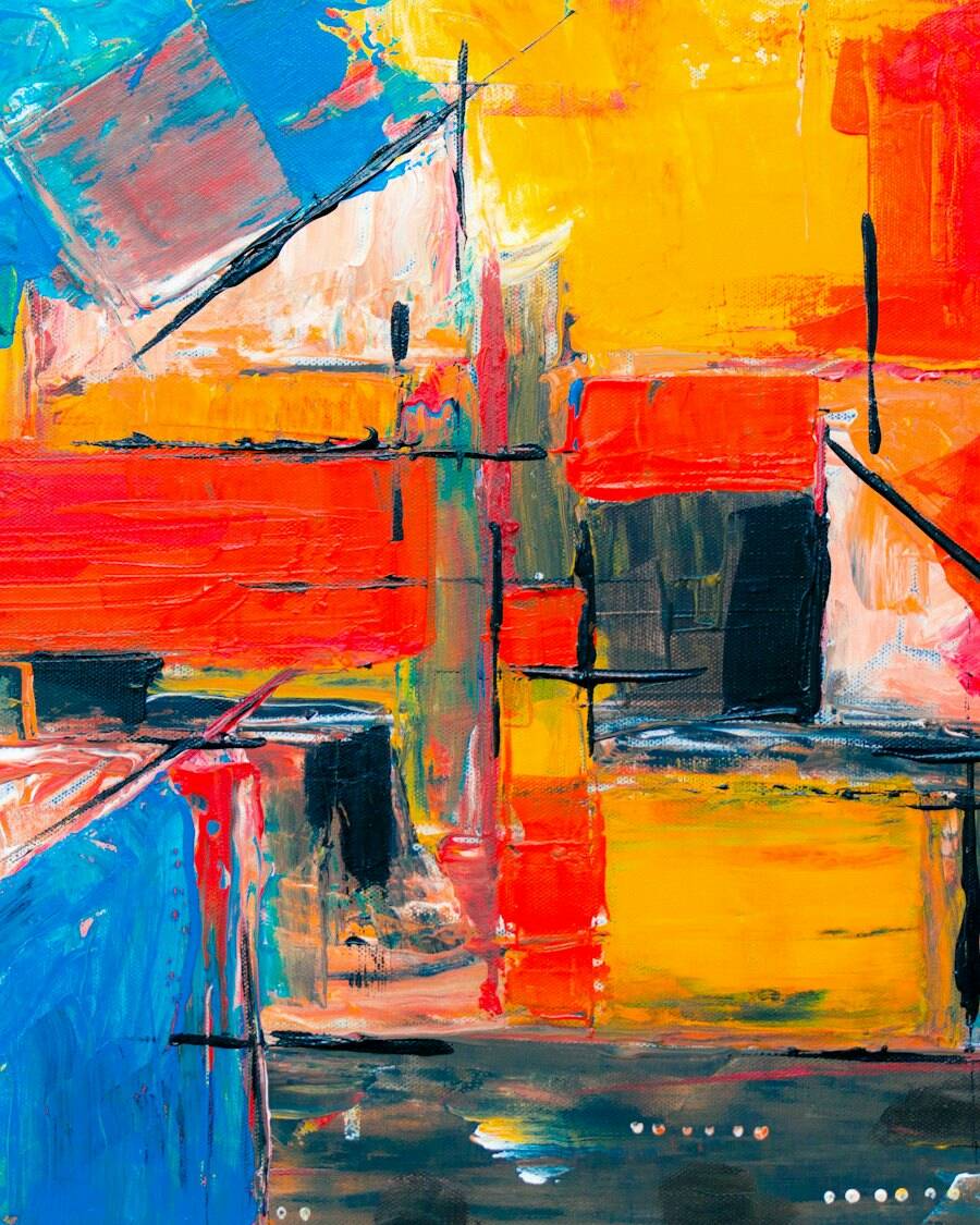 Festival, Acrylic on canvas · 40 × 50 cm