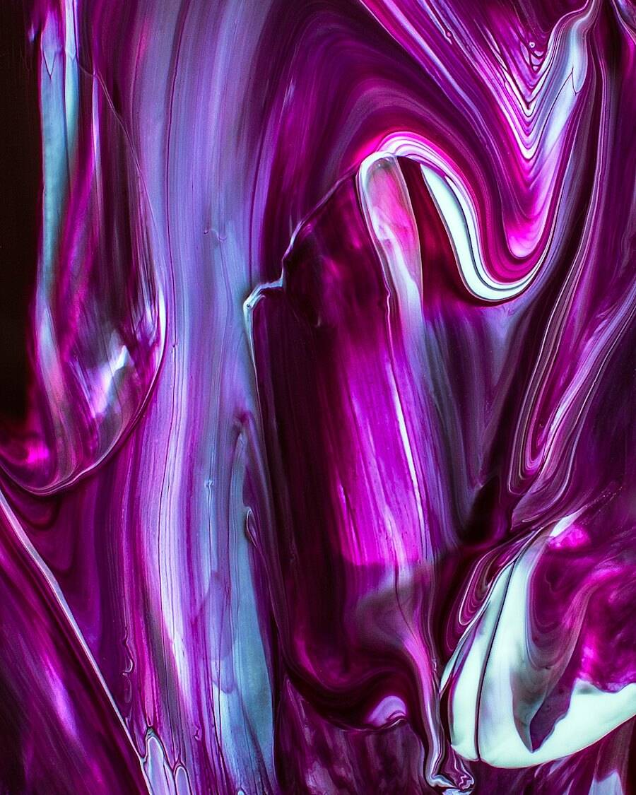 Plum silk