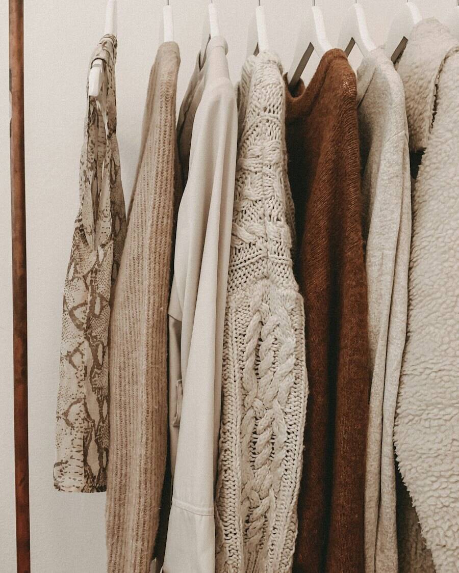 Hand-knit winter cardigan