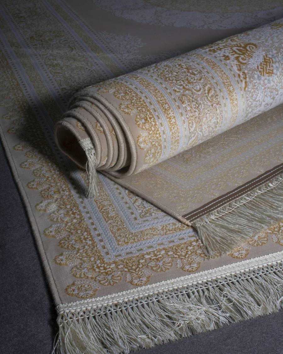 Ivory & gold zari runner